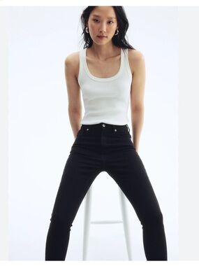 H&M Women's Black Skinny Jeans 32x32